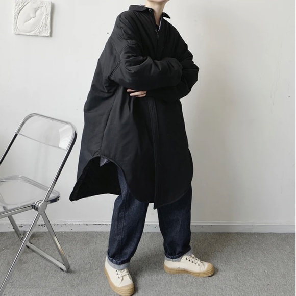 NWT. Loose Mid Length Thick Coat - Picture 2 of 4